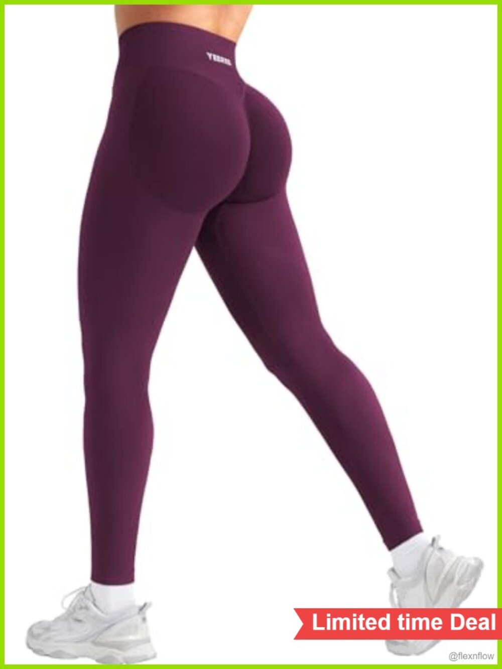 YEOREO Seamless Workout Leggings Tummy Control High Rise 24 Inseam